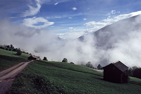 Aufsteigender Morgennebel