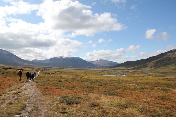 Kungsleden im Alisvággi